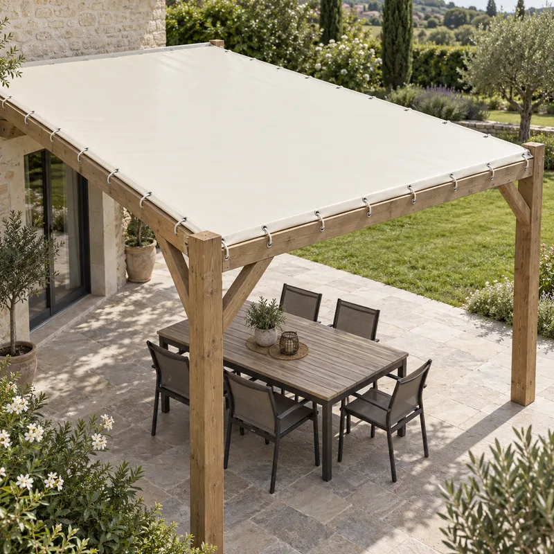 Bâche pergola sur mesure