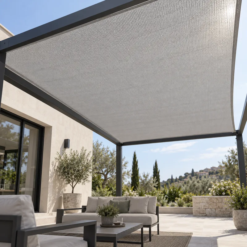 Toile microperforée pour pergola