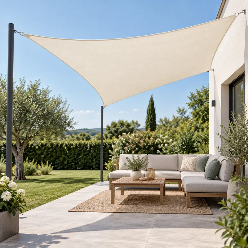 Voile d’ombrage sur mesure